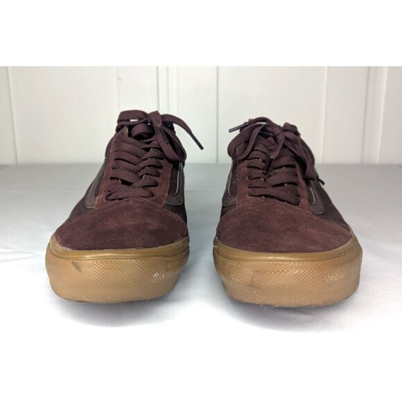Vans Skate Authentic PopCush Shoes Burgundy M 13 Good Condition main image 10